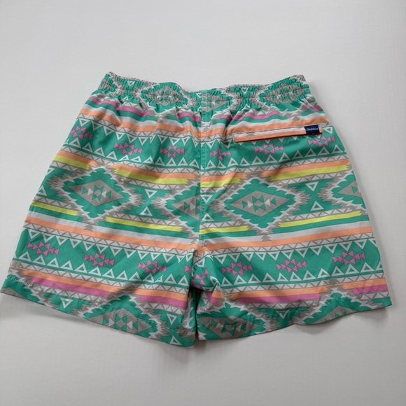 Chubbies Swim Trunks Aztec Print Elastic Waist Mesh Lined Mens Large - Picture 3 of 4